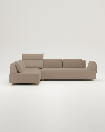 Modulares Sofa Louis 5-Sitzer mit Schlaffunktion - Stoff Nova