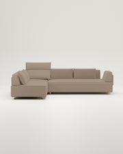 Modulares Sofa Louis 4-Sitzer mit Schlaffunktion - Stoff Nova