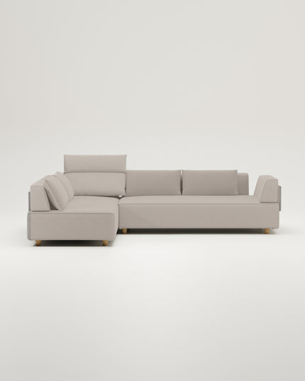 Modulares Sofa Louis 4-Sitzer mit Schlaffunktion - Stoff Nova