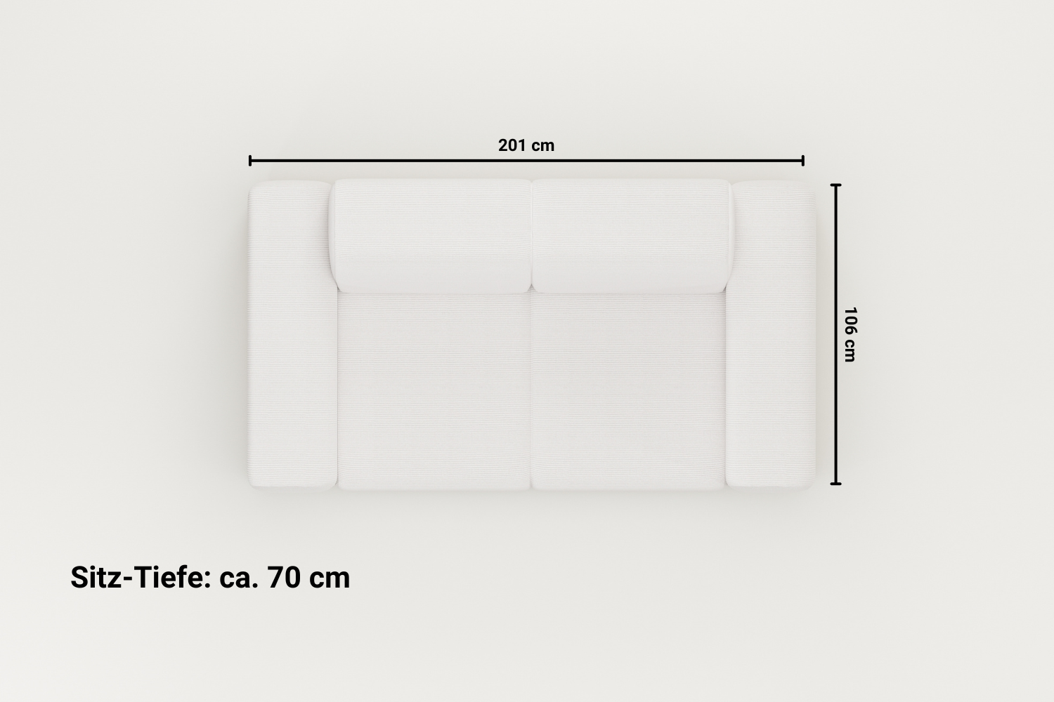Nina 2-zits modulaire sofa met slaapfunctie