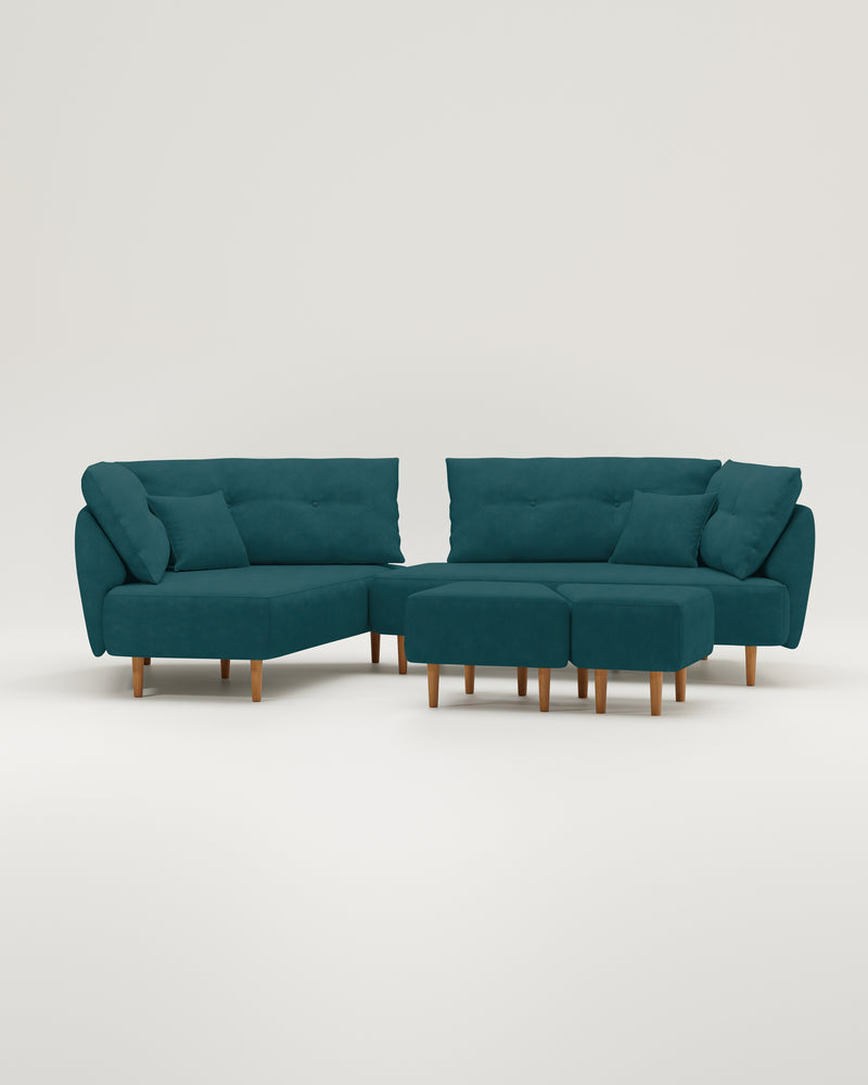 Modulares Sofa Mike mit Schlaffunktion