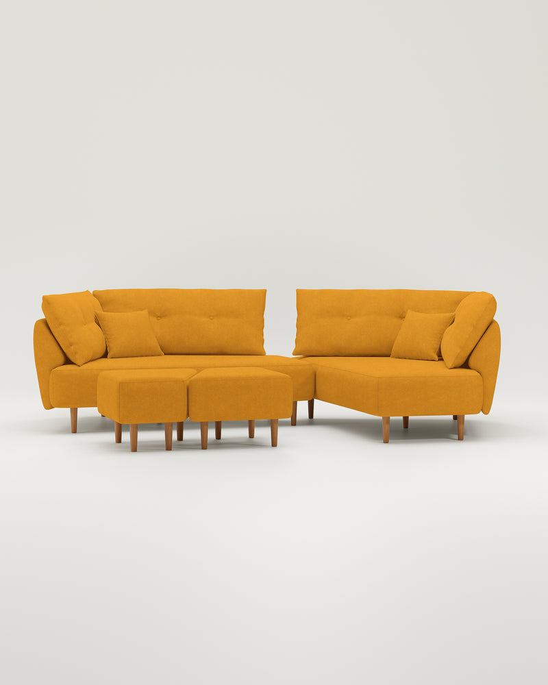 Modulares Sofa Mike mit Schlaffunktion