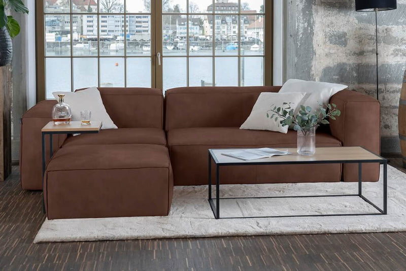 Modulares Sofa Harvey L mit Schlaffunktion