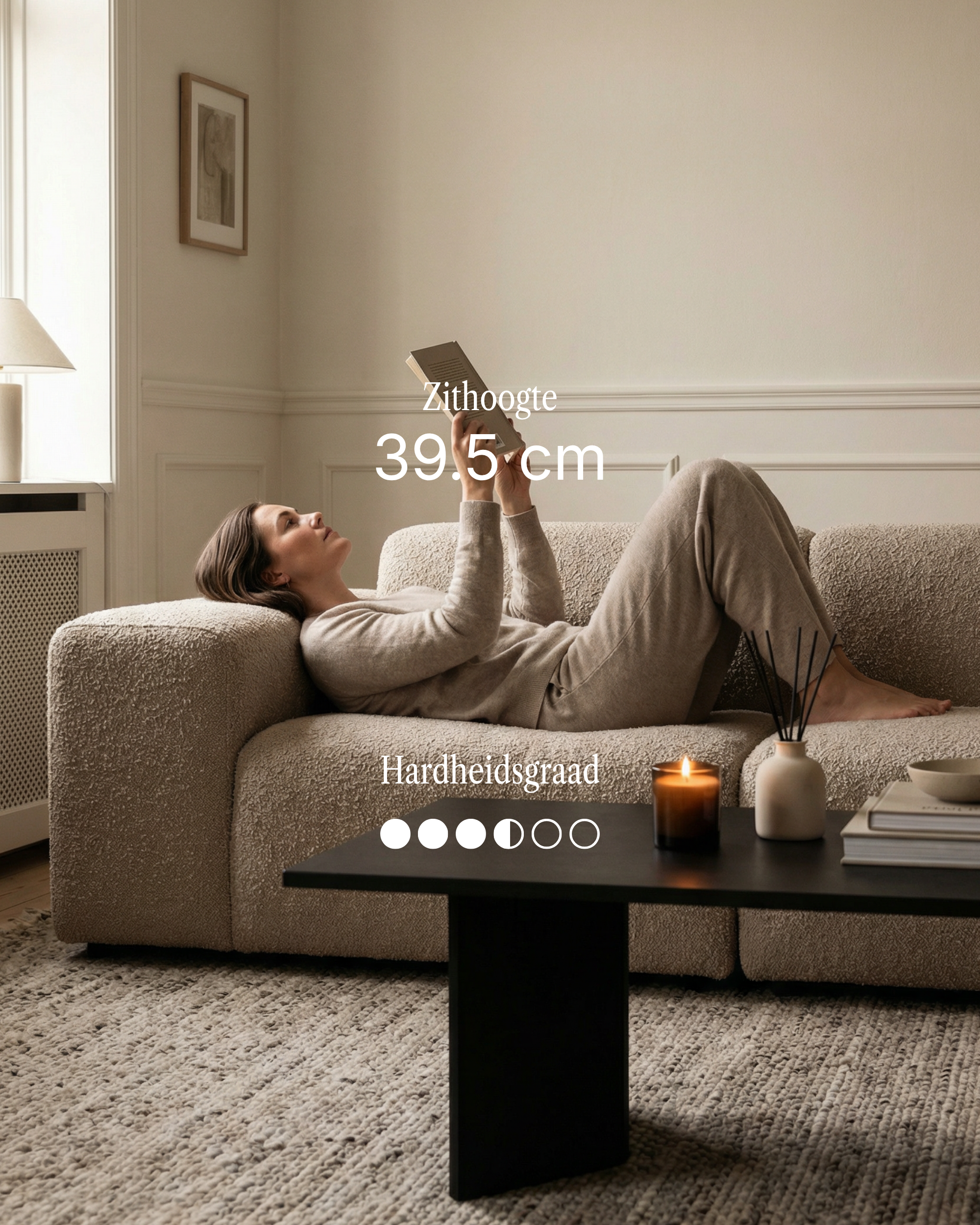 Modular Sofa Nina 2-seater with sleeping function