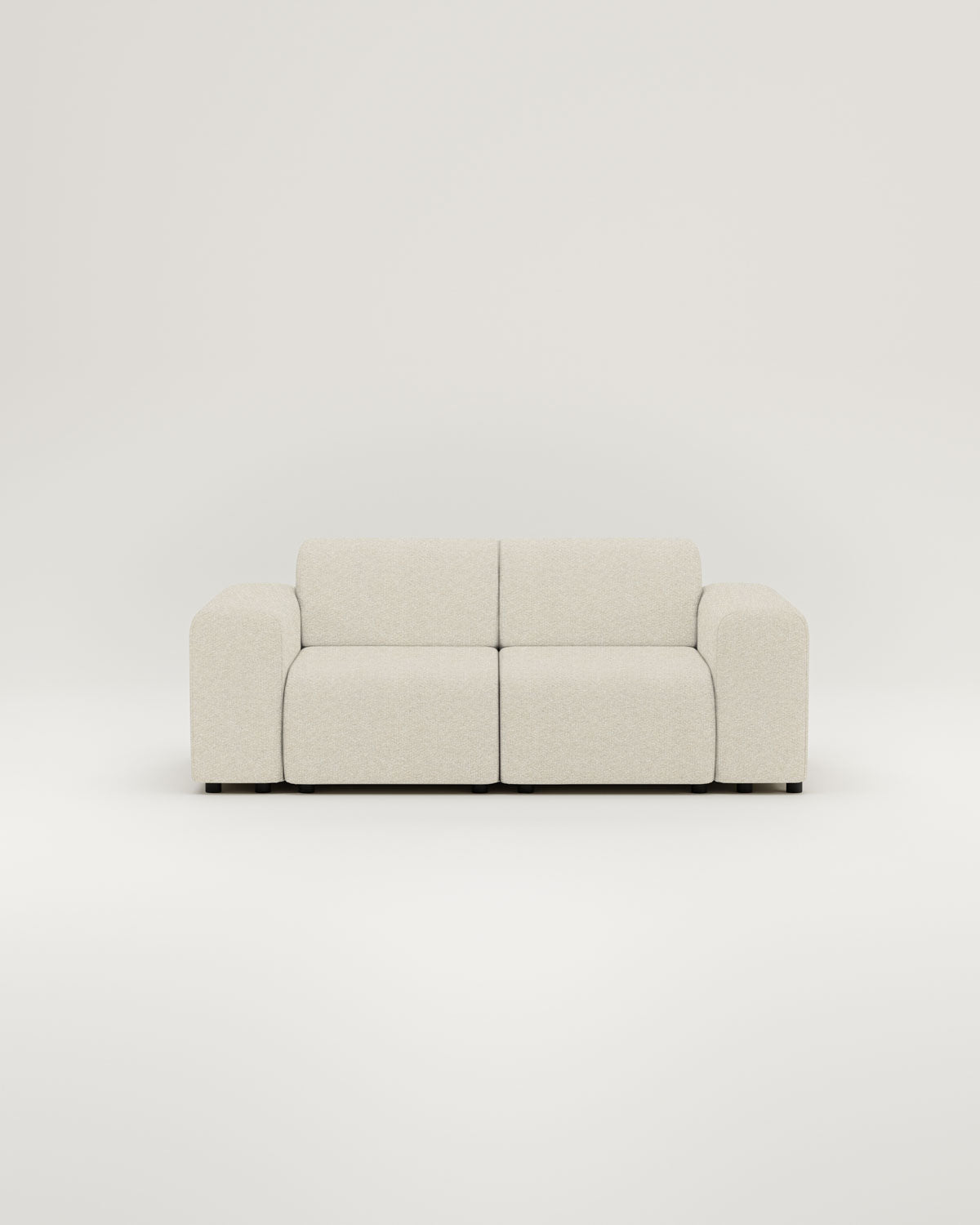 Stoffen bekleding - Nina 2-zits modulaire bank
