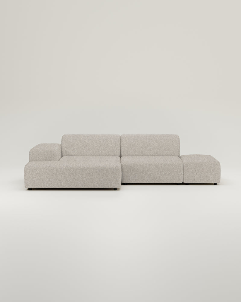 Nina 4-zits modulaire hoekbank met slaapfunctie