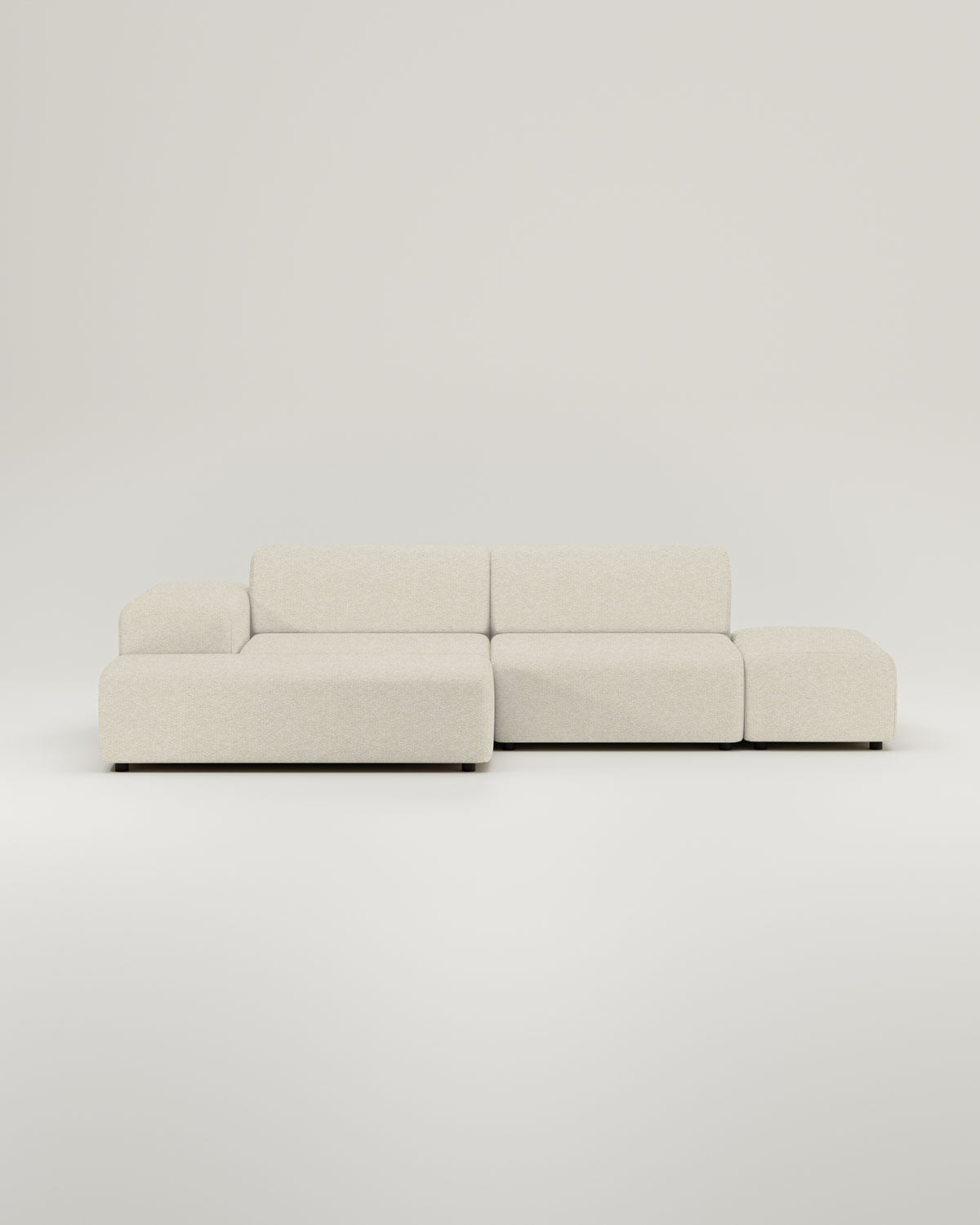 Stoffen bekleding - Nina 4-zits modulaire hoekbank
