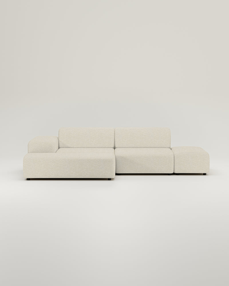 Nina 4-zits modulaire hoekbank met slaapfunctie