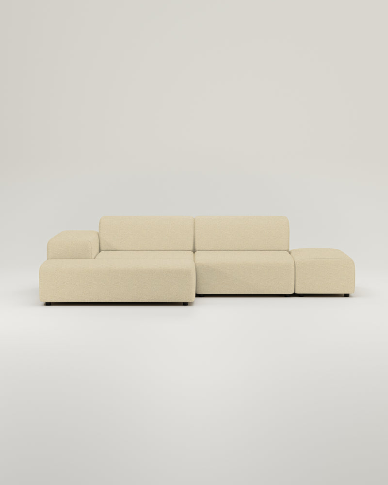Nina 4-zits modulaire hoekbank met slaapfunctie