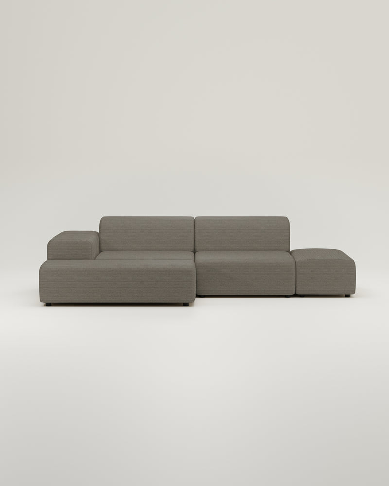Nina 4-zits modulaire hoekbank met slaapfunctie