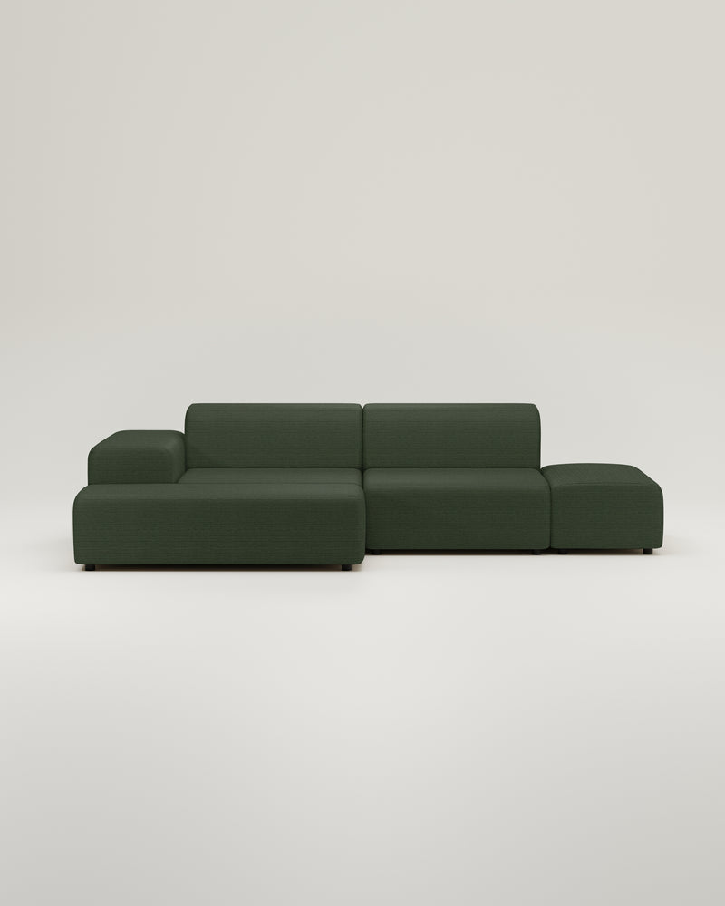 Nina 4-zits modulaire hoekbank met slaapfunctie