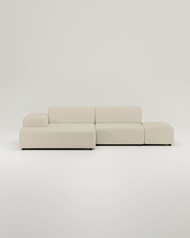 Nina 4-zits modulaire hoekbank met slaapfunctie