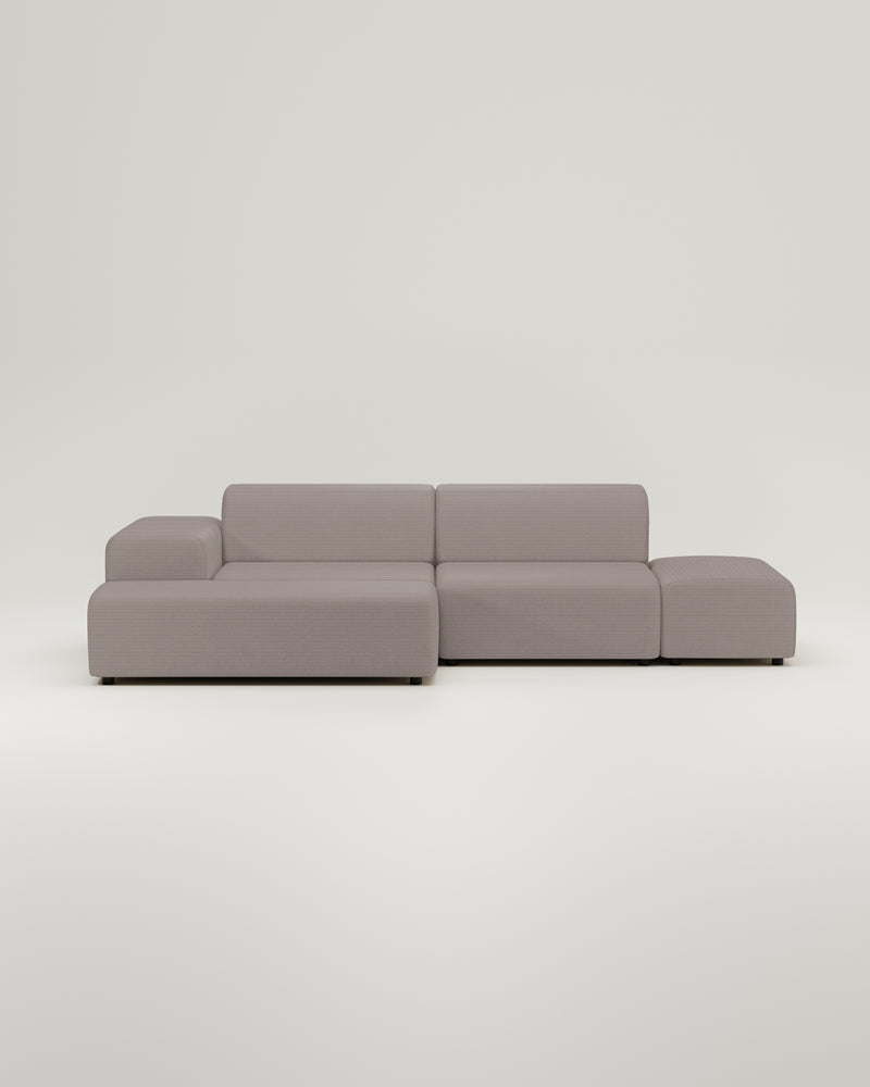 Nina 4-zits modulaire hoekbank met slaapfunctie