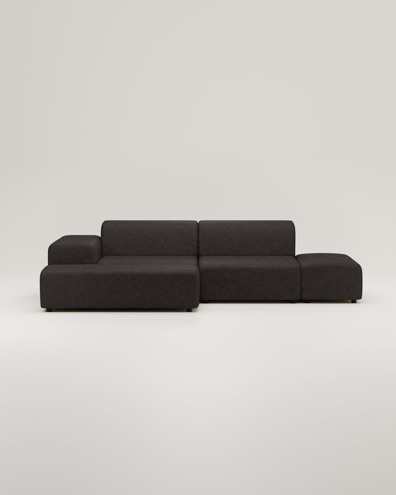 Nina 4-zits modulaire hoekbank met slaapfunctie