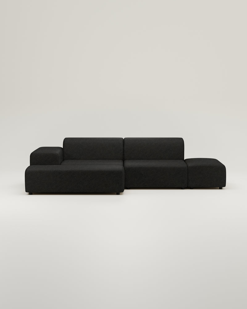 Nina 4-zits modulaire hoekbank met slaapfunctie
