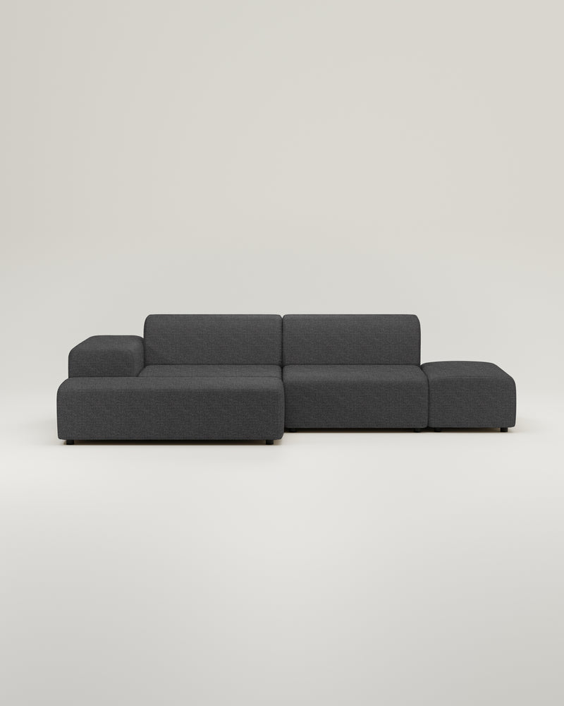 Nina 4-zits modulaire hoekbank met slaapfunctie