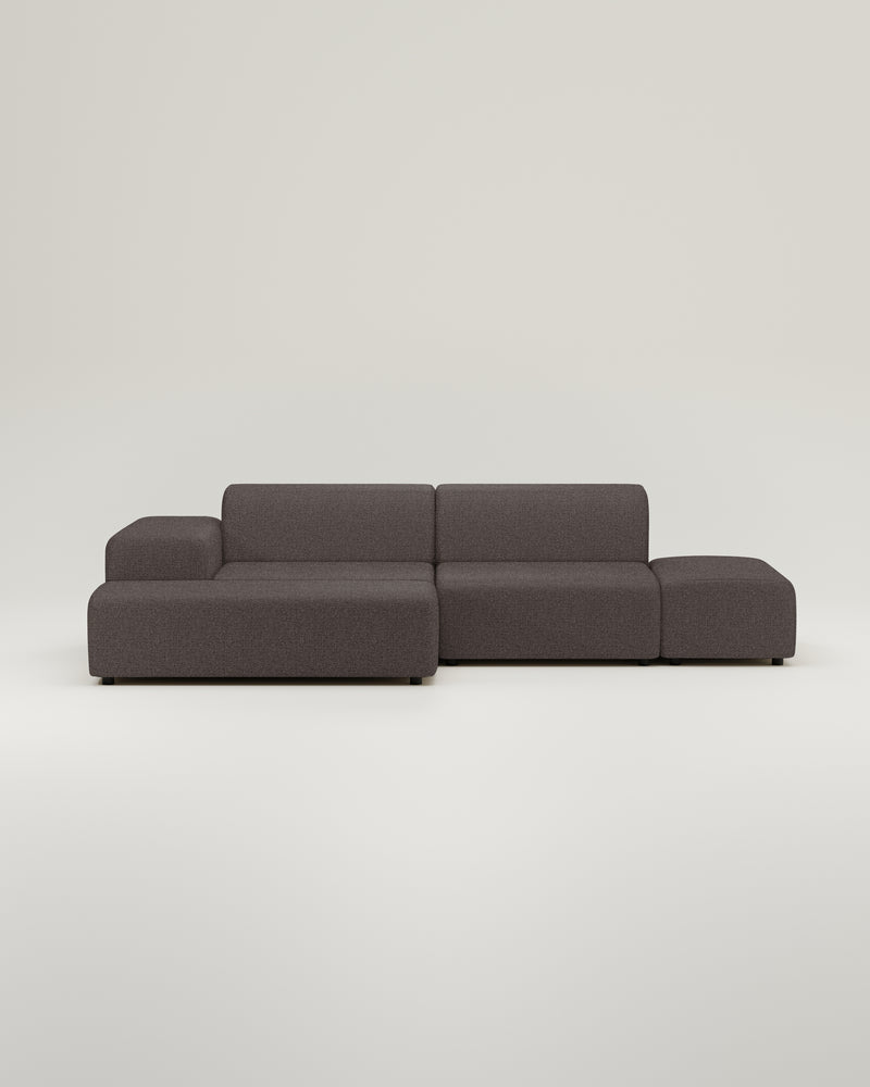 Nina 4-zits modulaire hoekbank met slaapfunctie