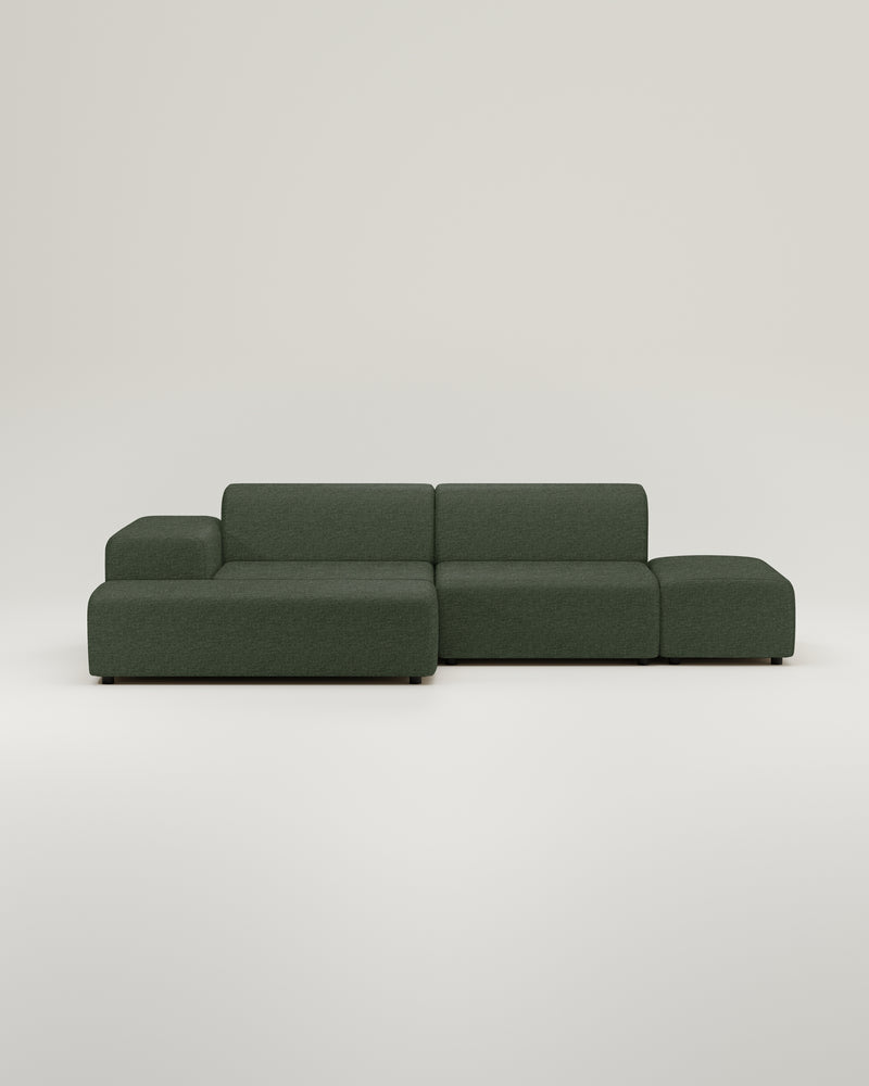 Nina 4-zits modulaire hoekbank met slaapfunctie