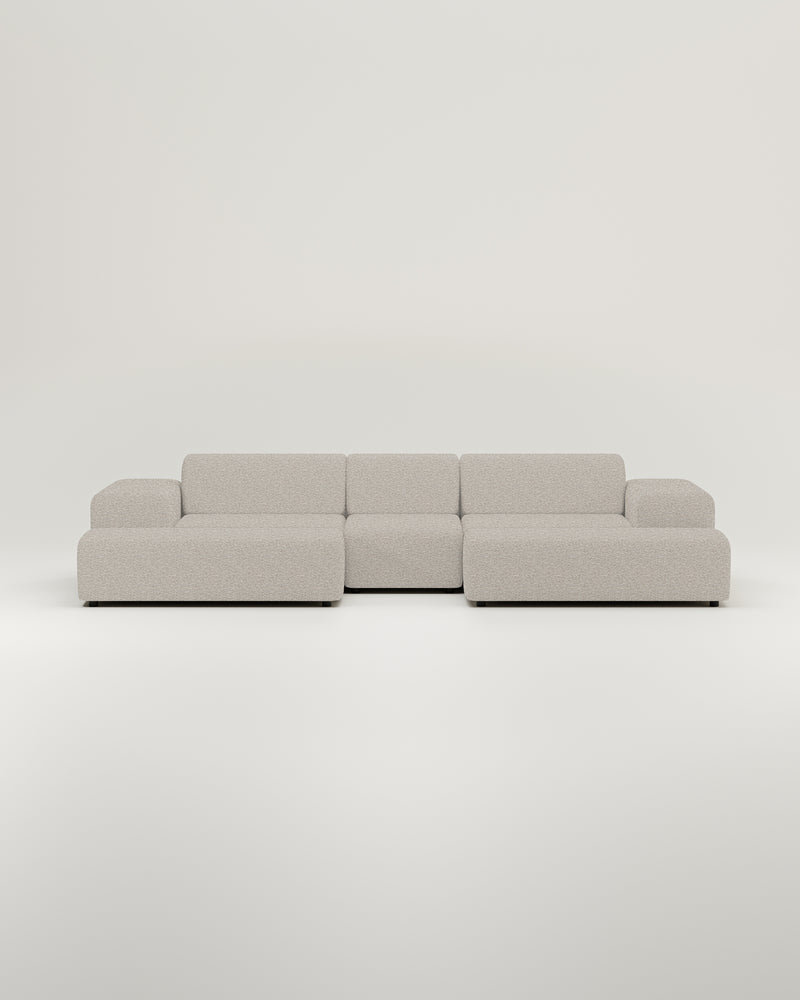 Nina U-vormige modulaire bank / zithoek met slaapfunctie