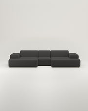 Nina U-vormige modulaire bank / zithoek met slaapfunctie