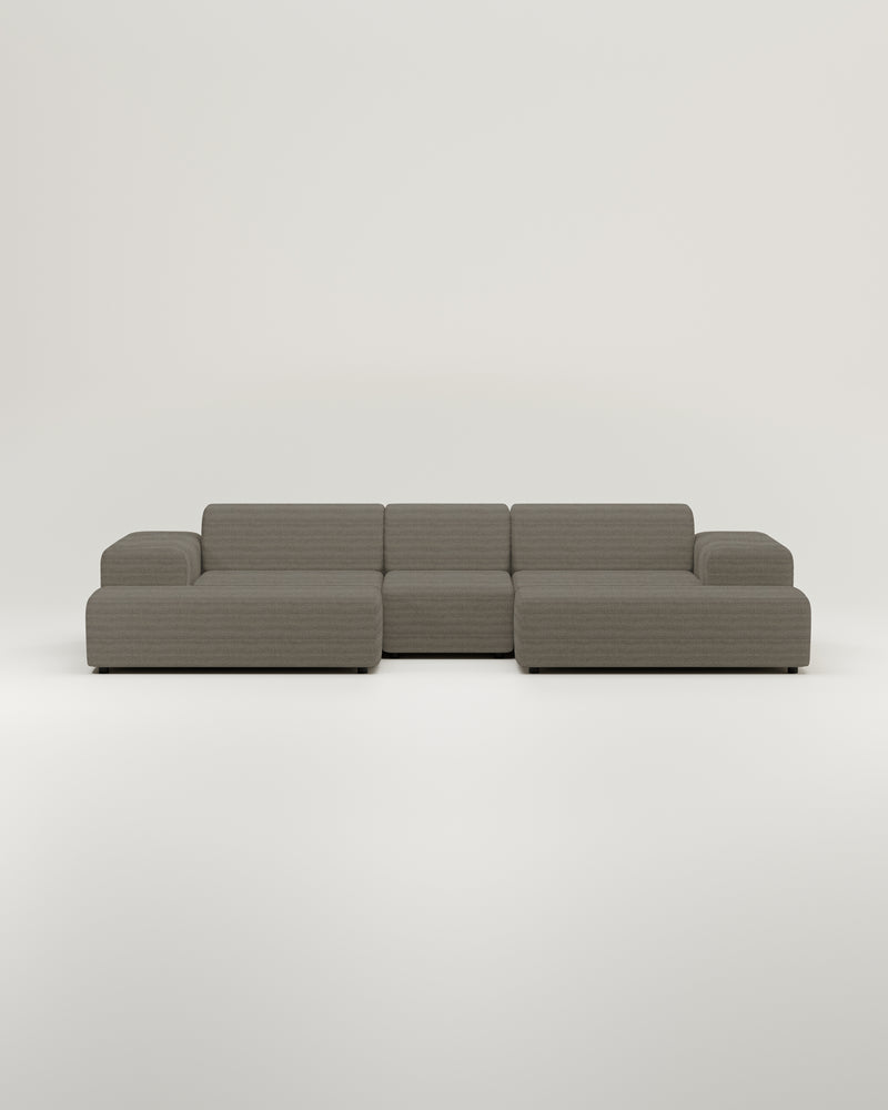 Nina U-vormige modulaire bank / zithoek met slaapfunctie