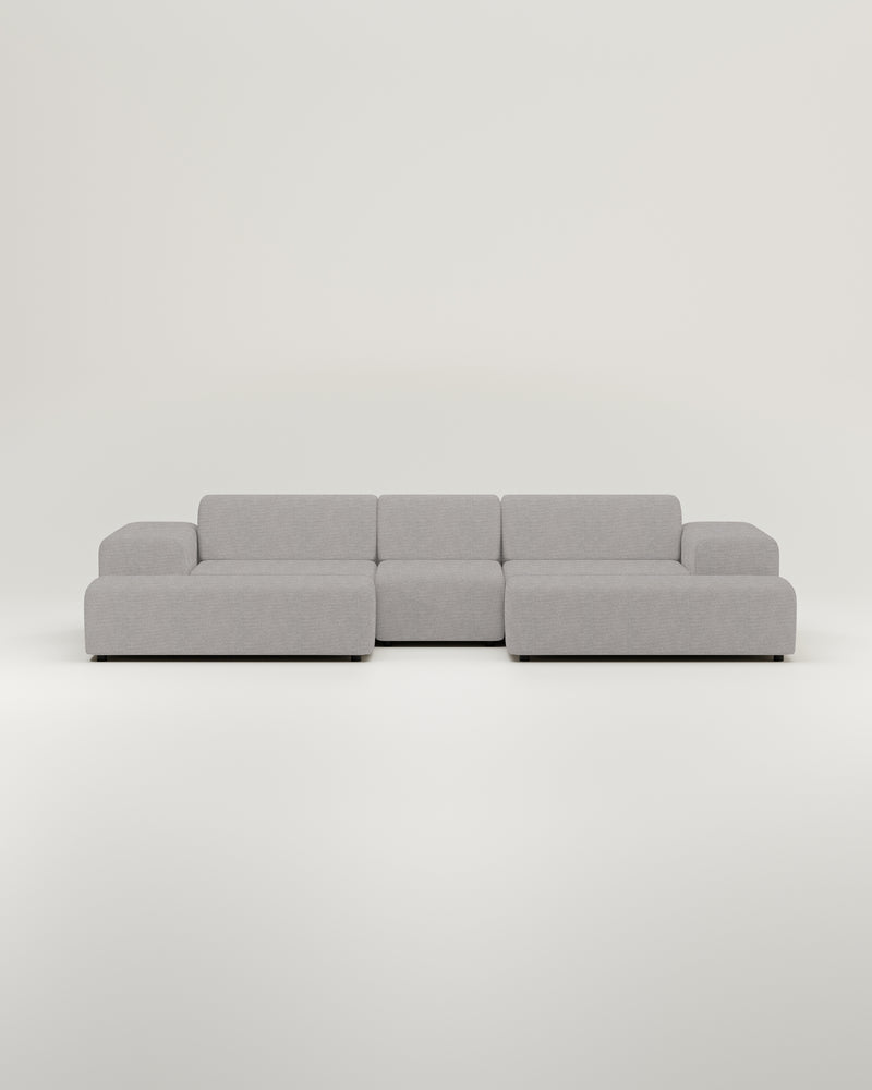 Nina U-vormige modulaire bank / zithoek met slaapfunctie