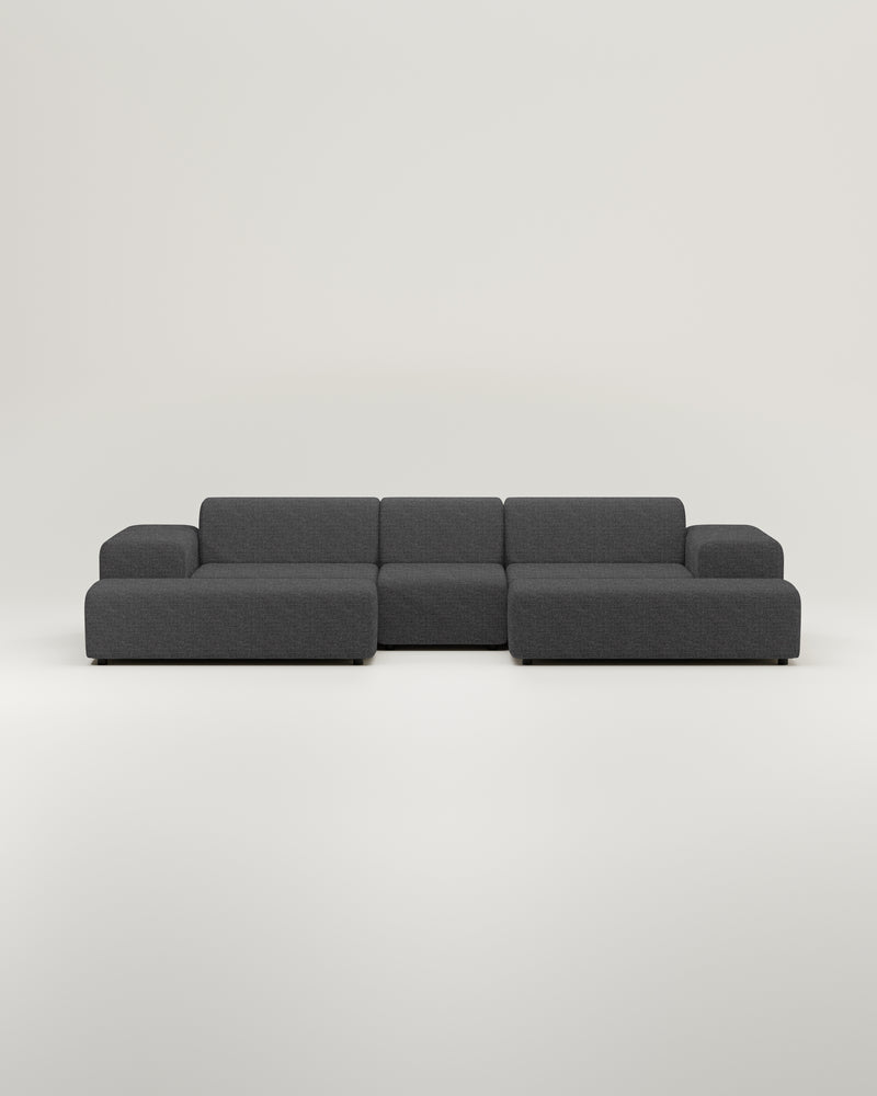 Nina U-vormige modulaire bank / zithoek met slaapfunctie