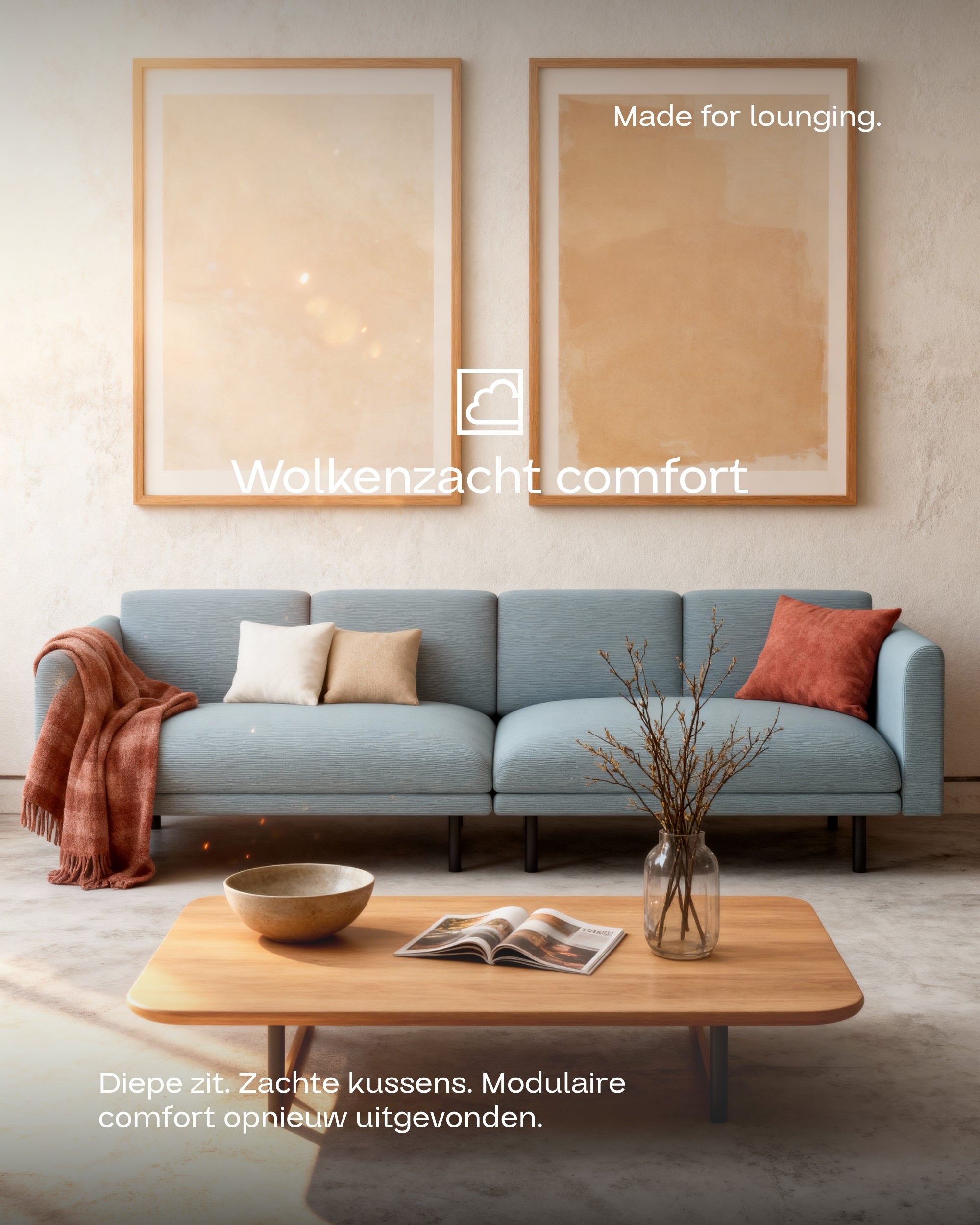 Modular sofa Aera 3-seater