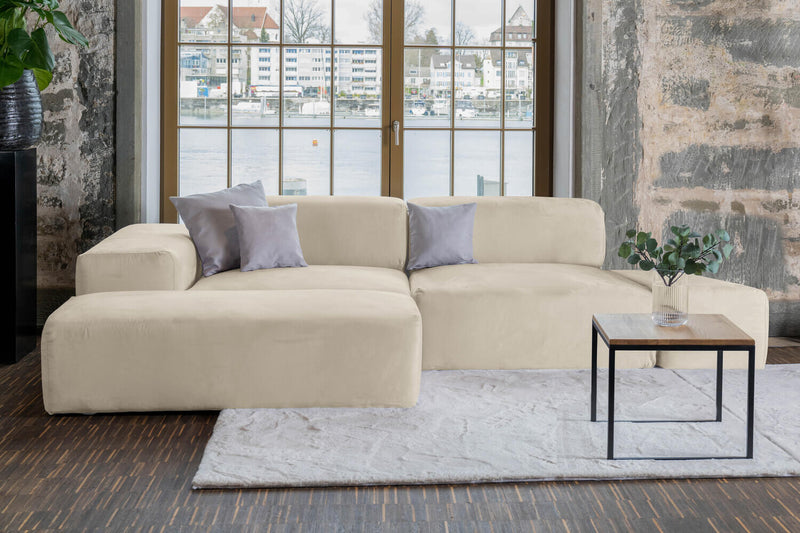 Modulares Sofa Nina L mit Schlaffunktion