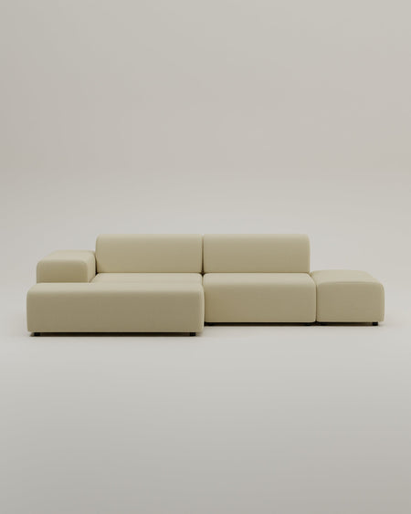 Modulaire Hoekbank Nina 4-Zits met slaapfunctie