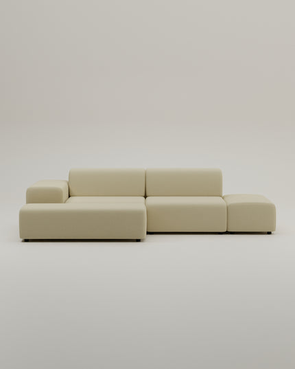 Nina 4-zits modulaire hoekbank met slaapfunctie