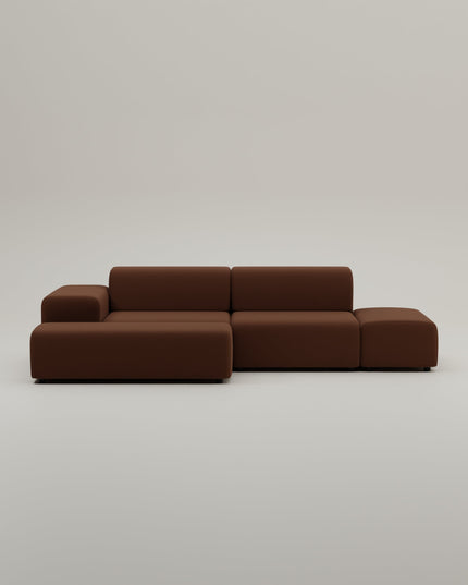 Modular corner sofa Nina 4-seater with sleeping function