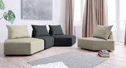 Modulares Sofa Katrina mit Schlaffunktion - Stoff Nova