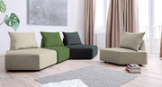 Modulares Sofa Katrina mit Schlaffunktion - Stoff Nova