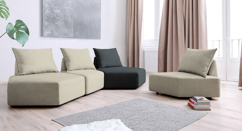 Modulares Sofa Katrina mit Schlaffunktion - Stoff Nova