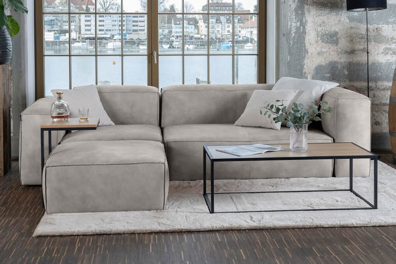 Modulares Sofa Harvey L mit Schlaffunktion