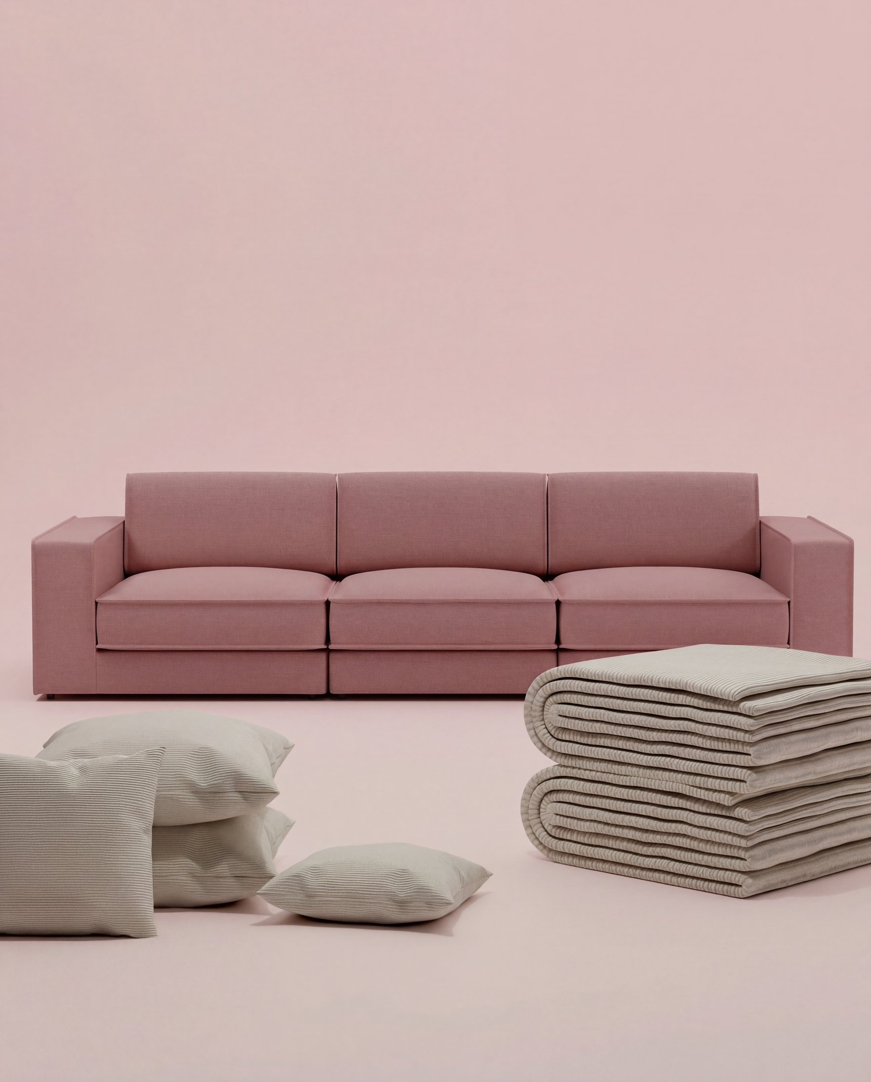 3 in 1 Set Modulaire bank Terra 3 zits met slaapfunctie