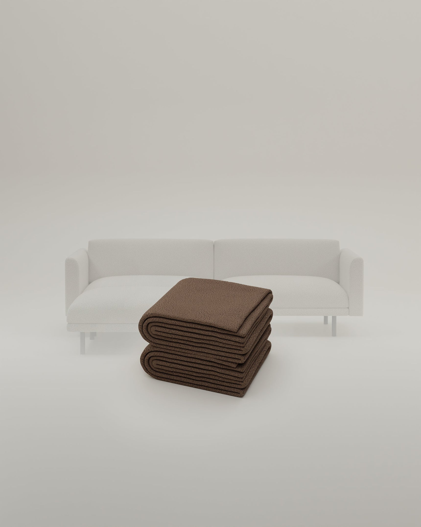 Fabric upholstery - Modular sofa Aera 2.5-seater with footstool