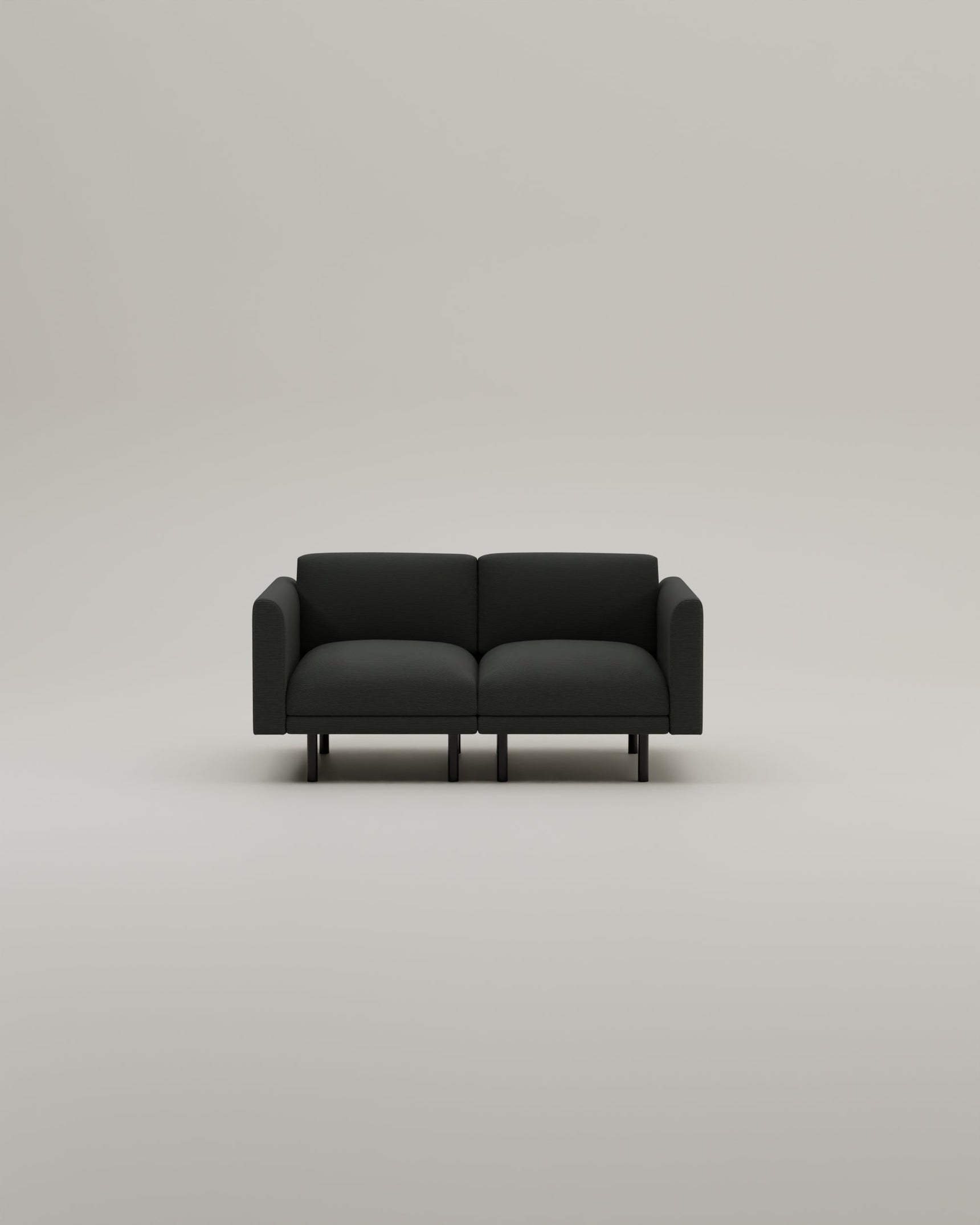 Fabric upholstery - Aera 2-seater modular sofa