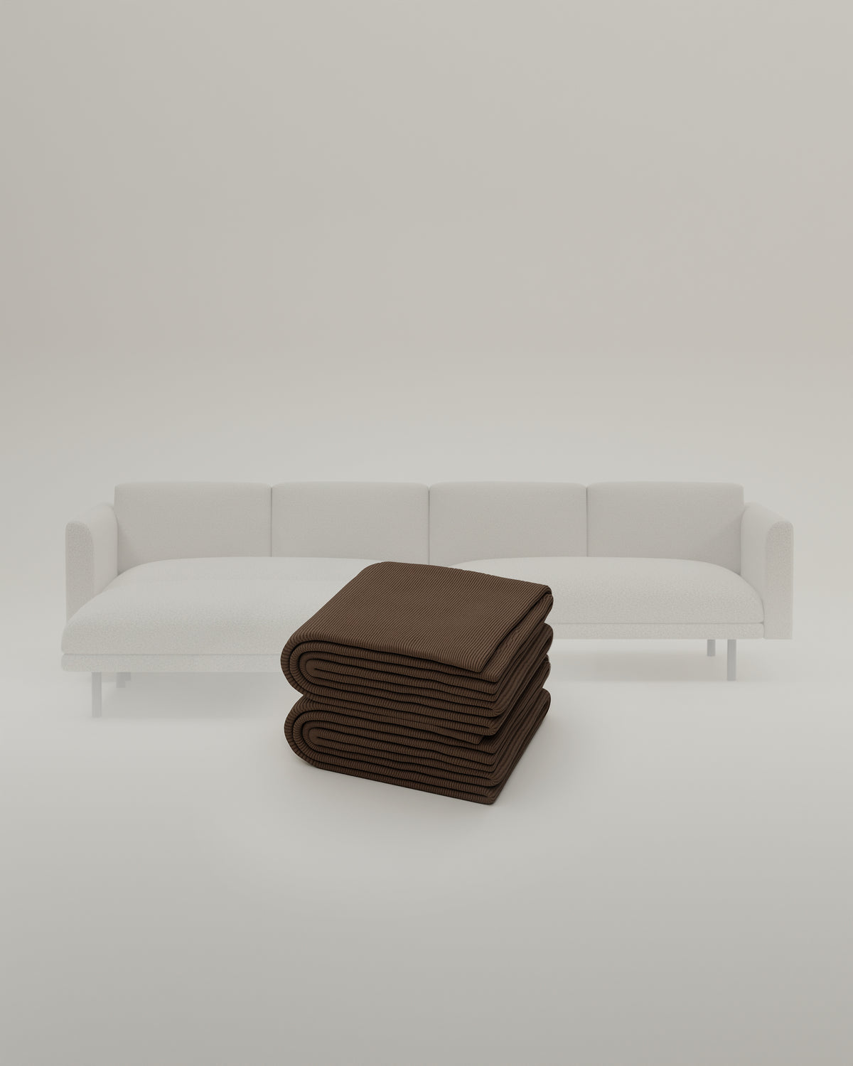 Brown-Cord / Metallfüsse 18cm image 1