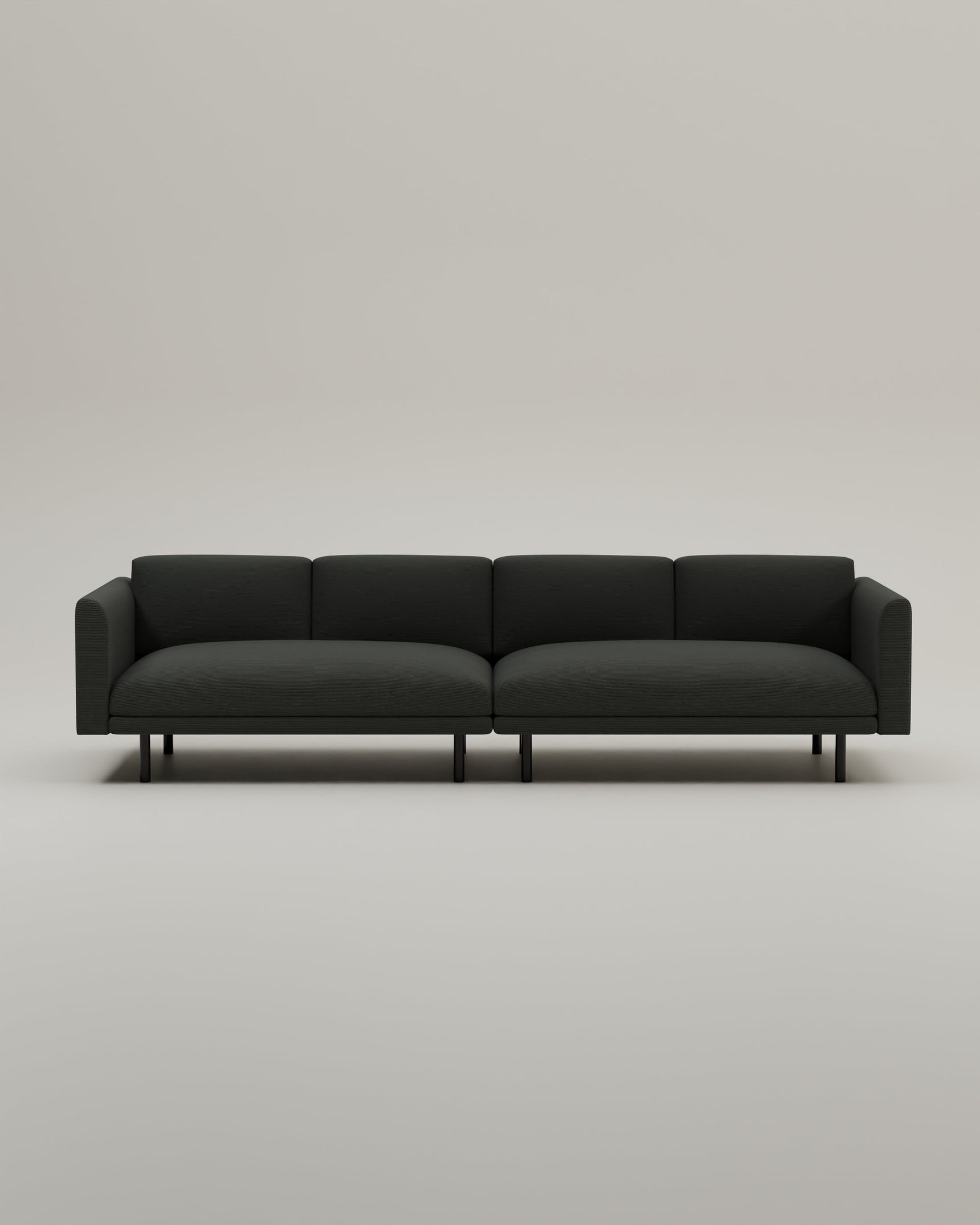 Fabric upholstery - Modular sofa Aera 3-seater