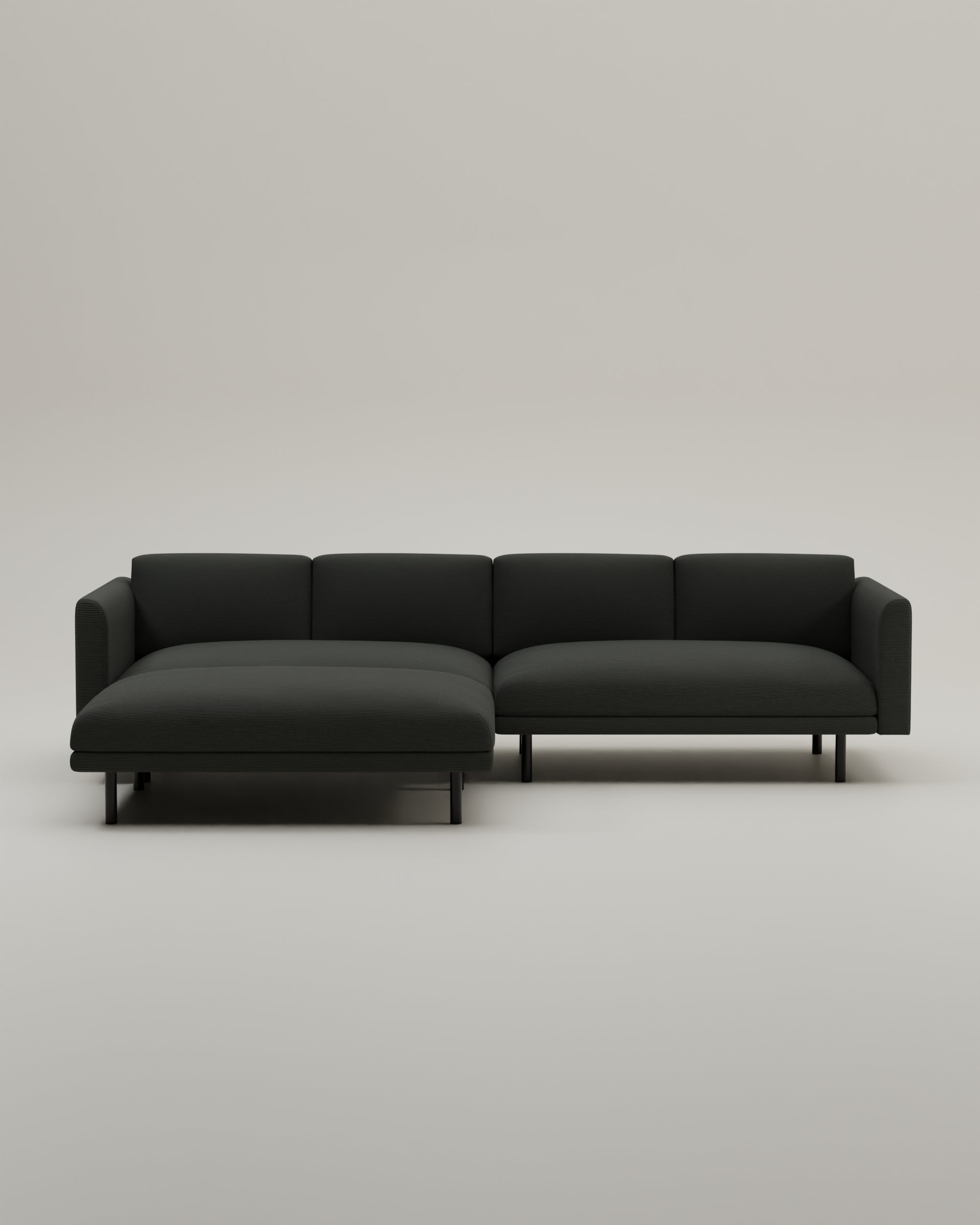 Modular sofa Aera 3-seater with footstool