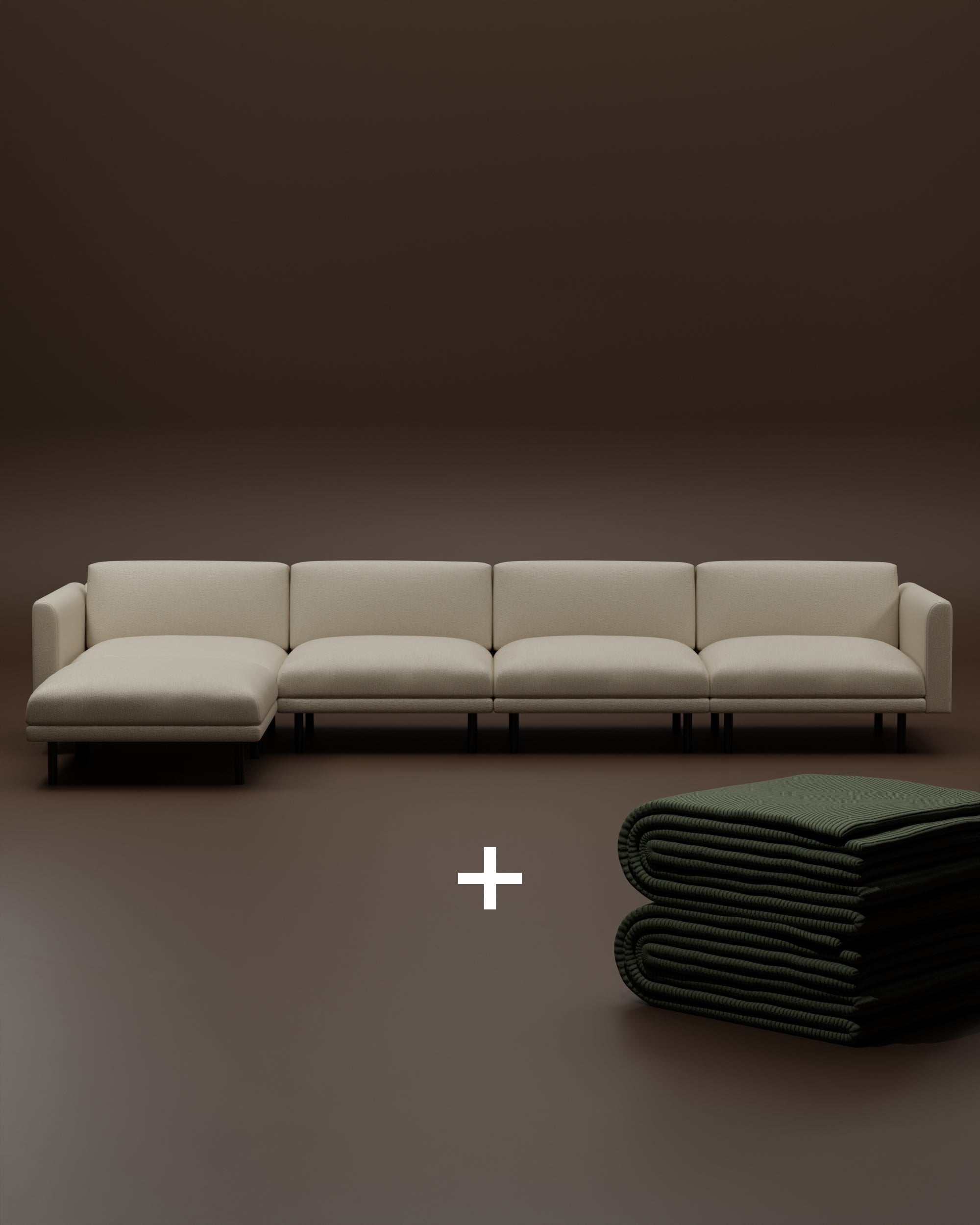 Modular sofa Aera 5-seater 2 in 1 Set