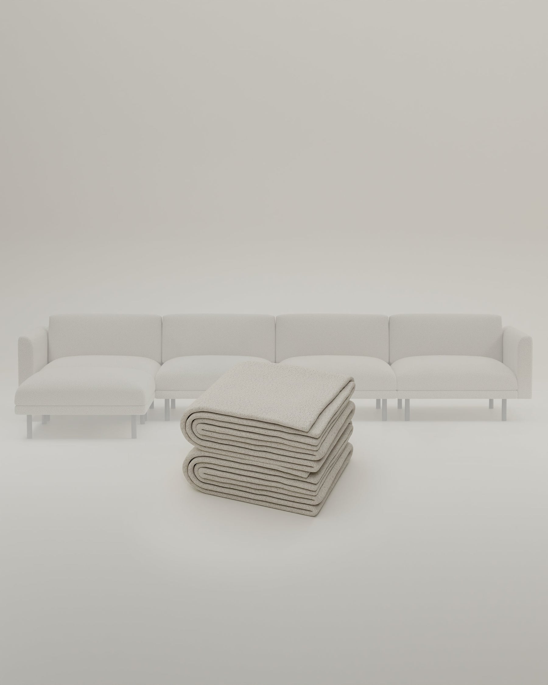Stoffen bekleding - Modulaire bank Aera 5-zits