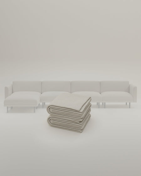 Stoffen bekleding - Modulaire bank Aera 5-zits