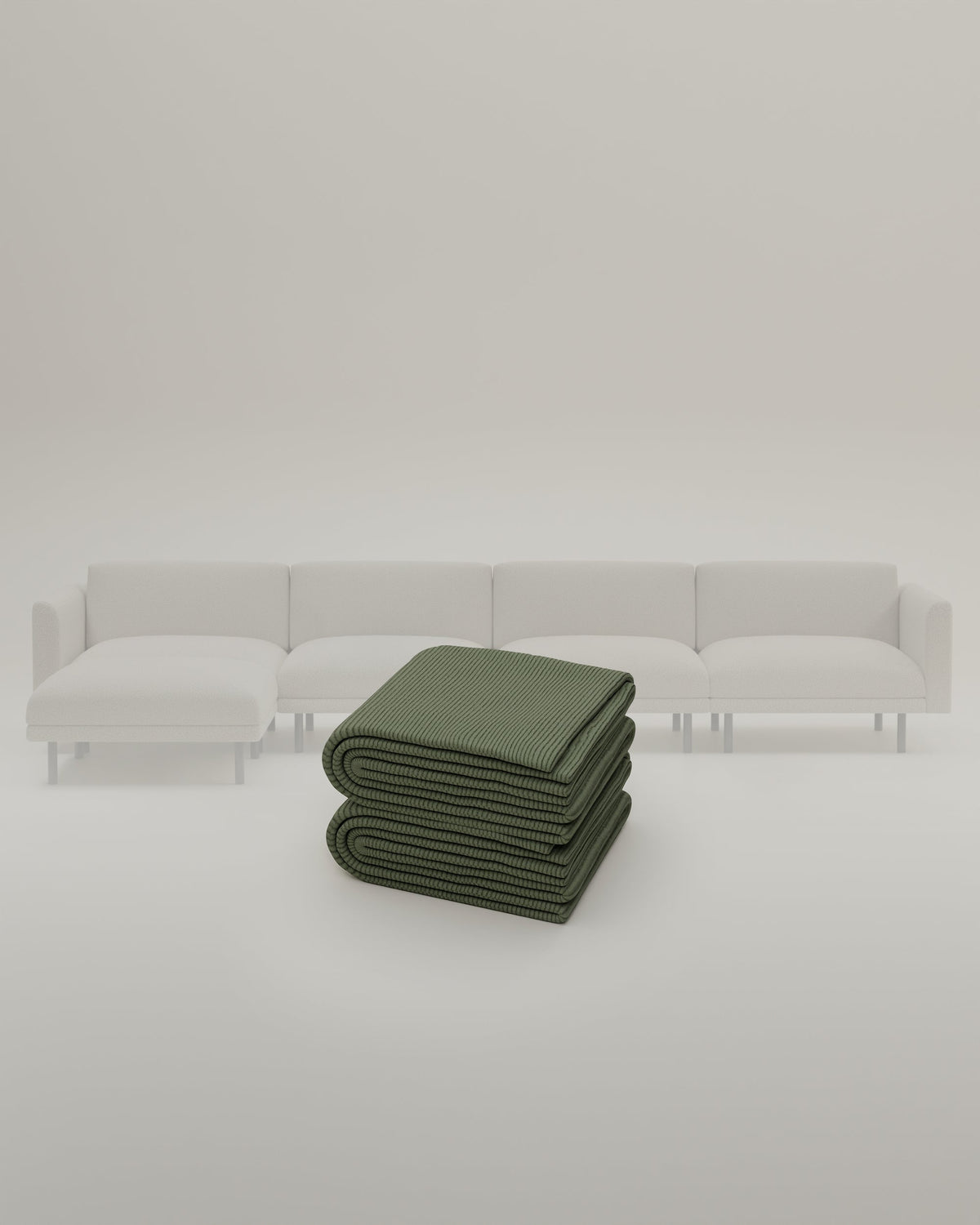 Stoffen bekleding - Modulaire bank Aera 5-zits