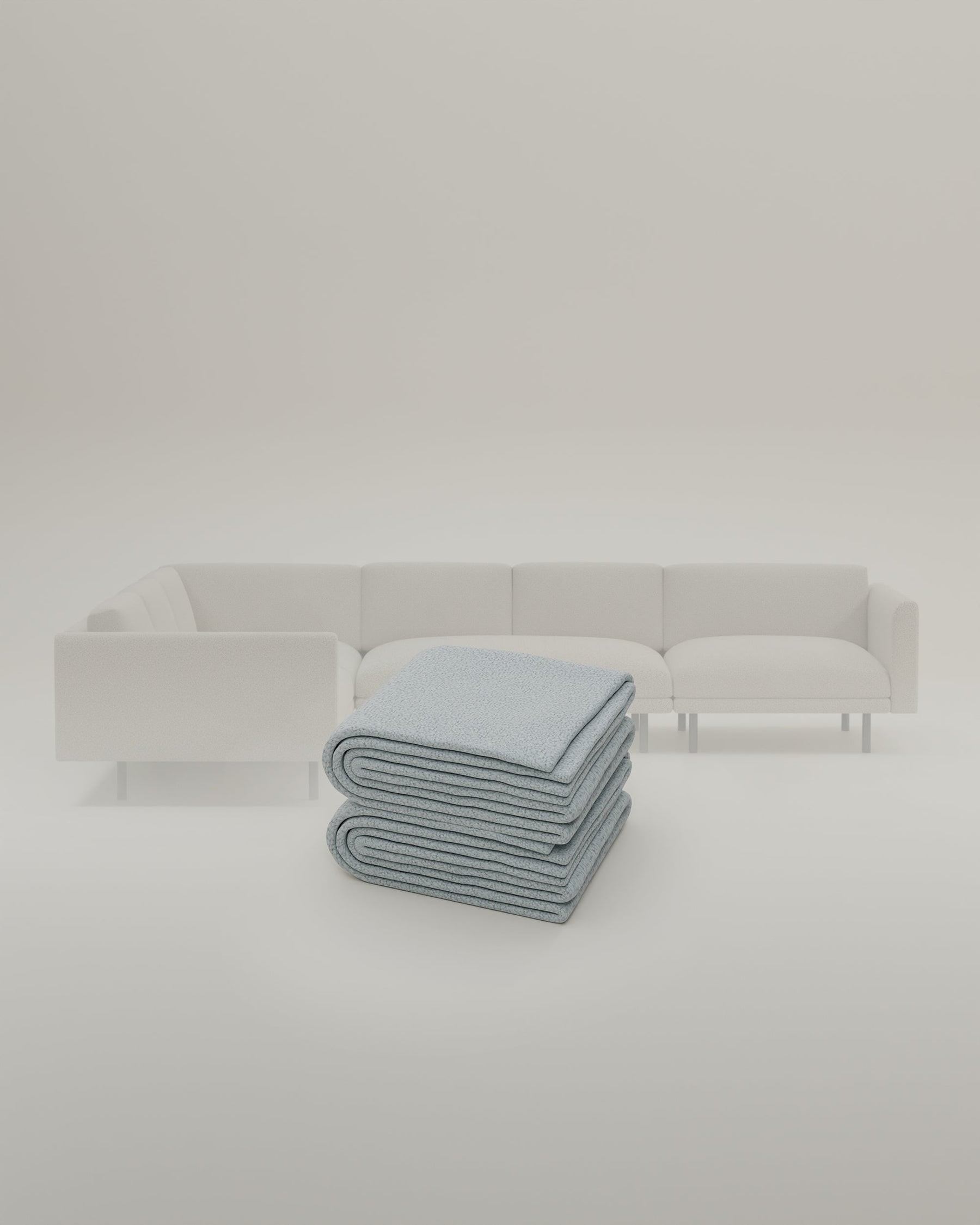 Stoffen bekleding - Modulaire bank Aera Hoekbank XL