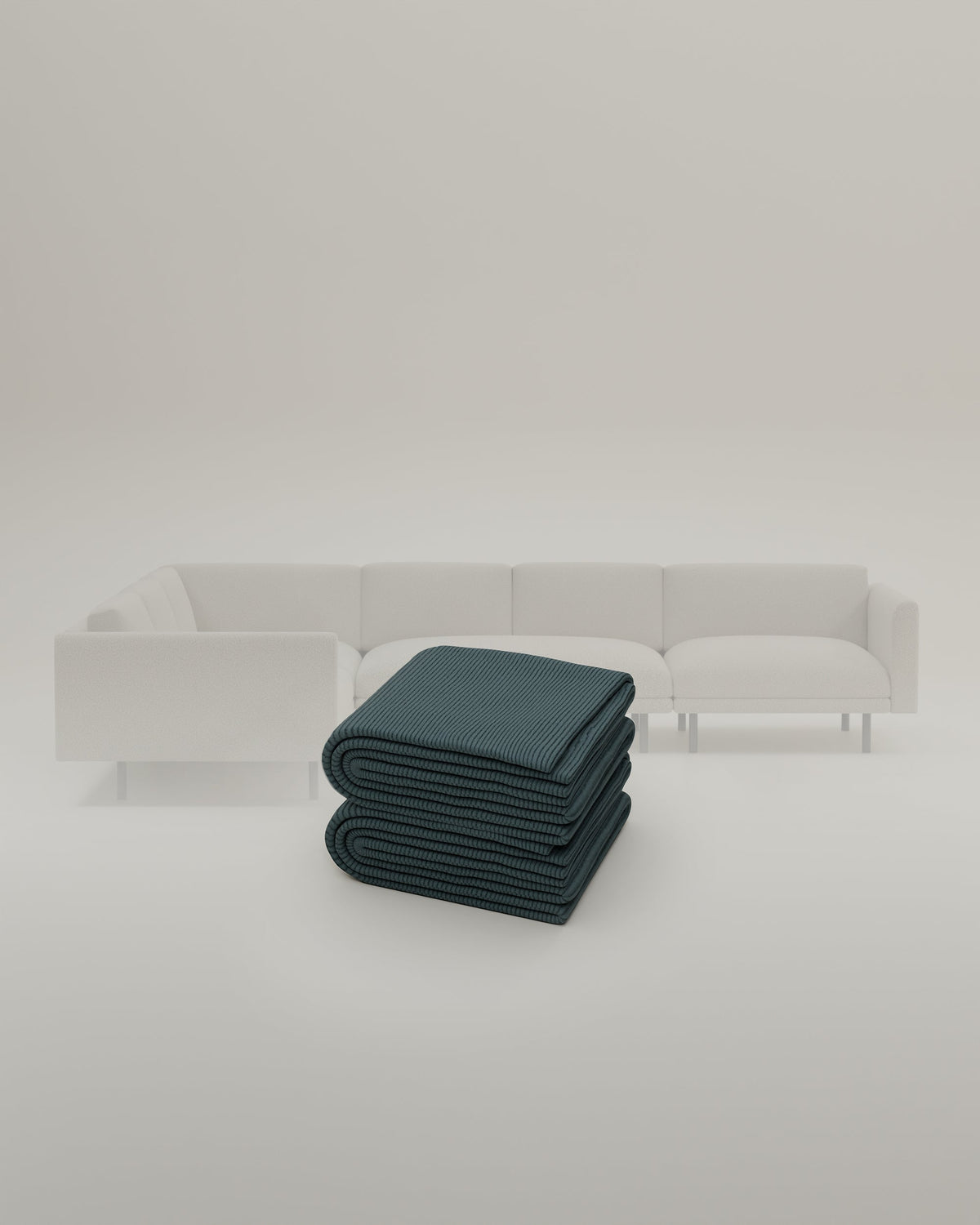 Stoffen bekleding - Modulaire bank Aera Hoekbank XL