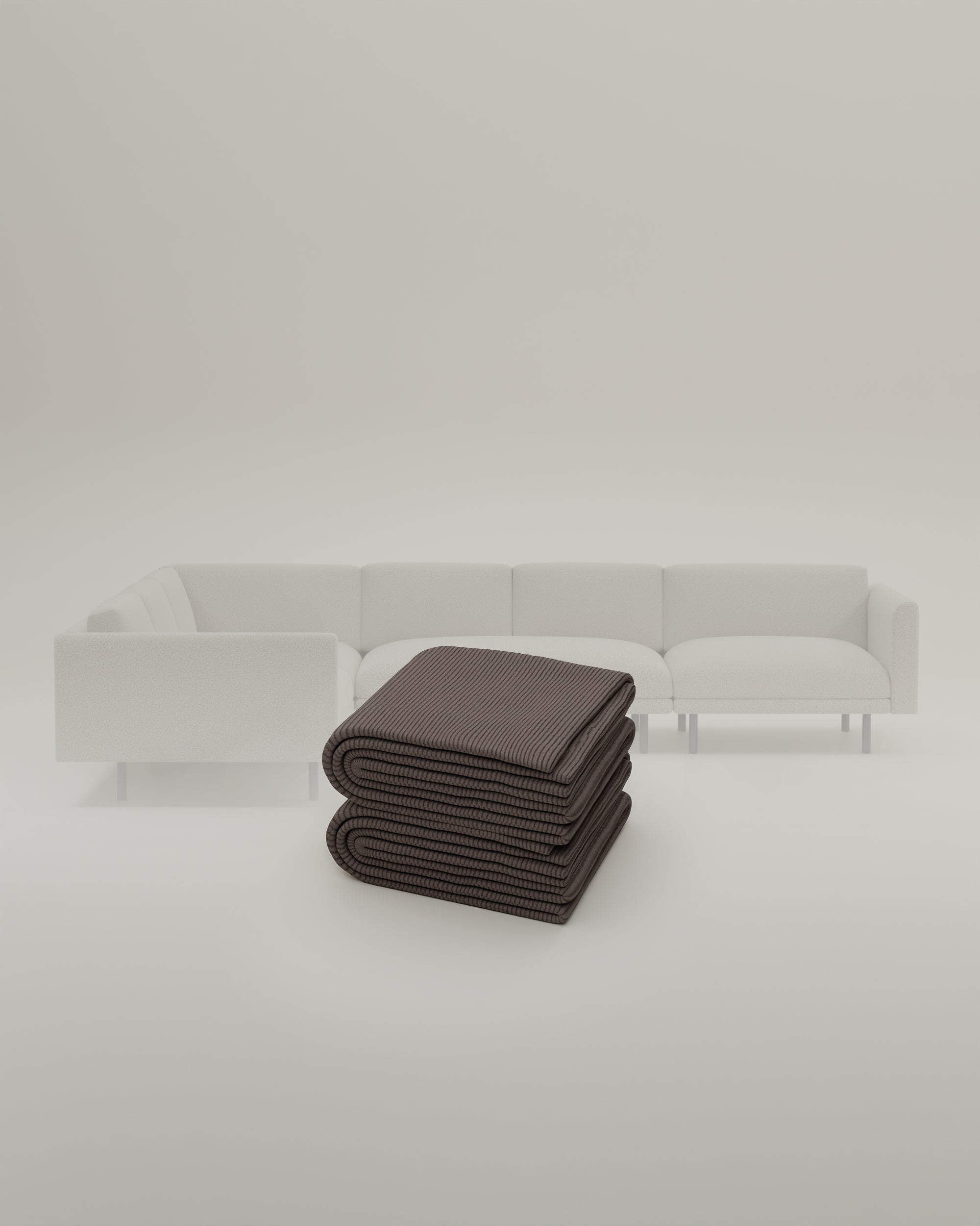 Stoffen bekleding - Modulaire bank Aera Hoekbank XL