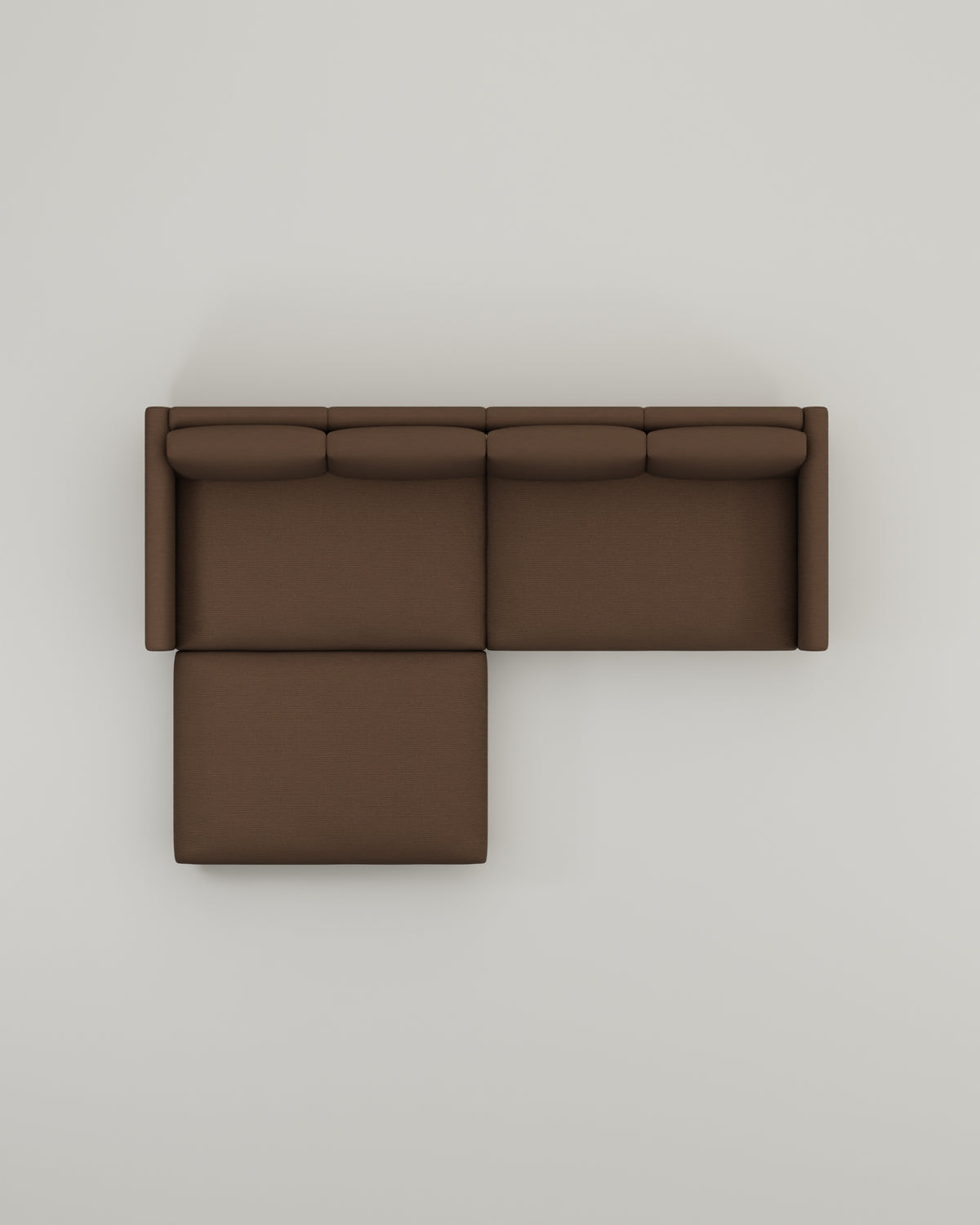 Brown-Cord / Metalen poot 18cm image 3